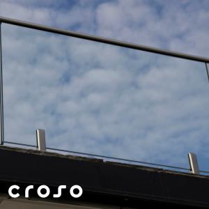 Tartókonzoll üvegkorláthoz, kerek Felület Csiszolt [3]